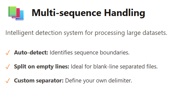 Multi-sequence Handling