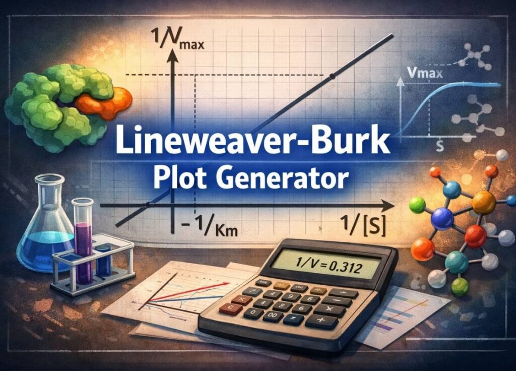 Lineweaver–Burk Plot Generator