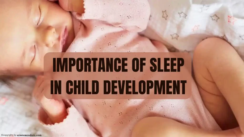 Importance of sleep in child development