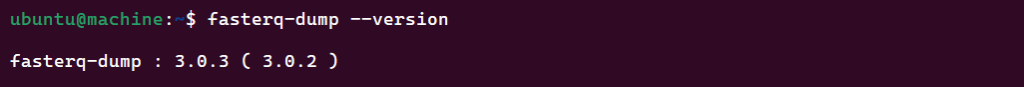 fasterq-dump --version